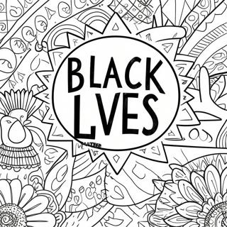 Página Para Colorir Do Logo Black Lives Matter 67844-53694