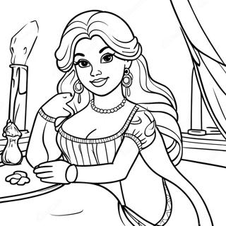 Esmeralda Coloring Page 67854-53699