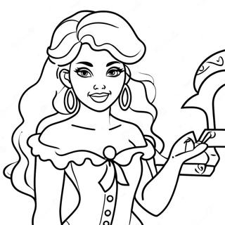 Esmeralda Coloring Page 67854-53700