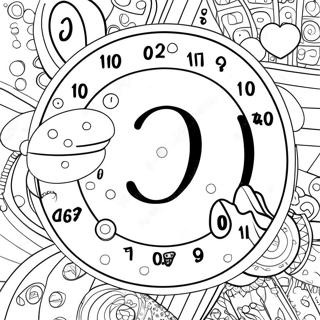 Countdown Coloring Pages