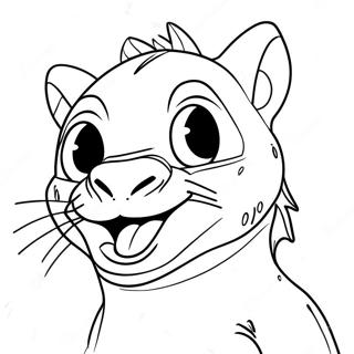 Chupacabra Coloring Pages