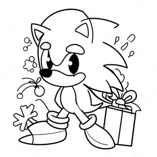 Page À Colorier Sonic Noël 6790-5407