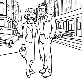 Roddy And Rita In The City Coloring Page 67915-53742