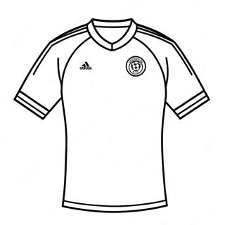 Voetbalshirt Kleurplaat 67934-53754