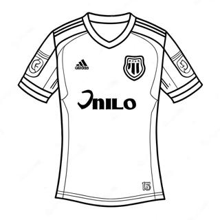 Voetbalshirt Kleurplaat 67934-53755