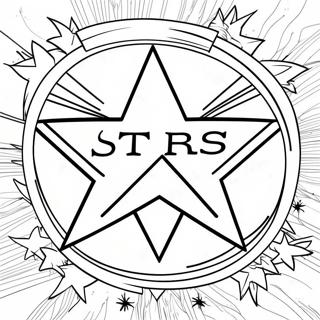 Dallas Stars Coloring Pages