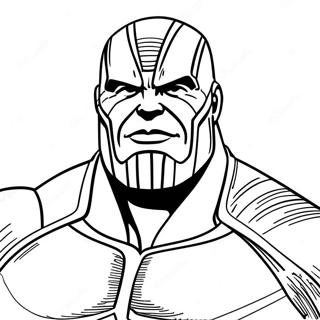 Thanos Coloring Pages