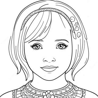 Mia Coloring Pages