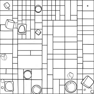 Tetris Game Blocks Coloring Page 68054-53858