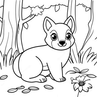 Woodland Animals Coloring Pages