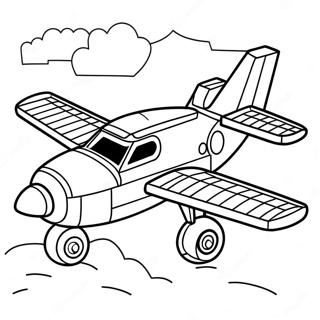 Lego Airplane Coloring Page 68164-53948