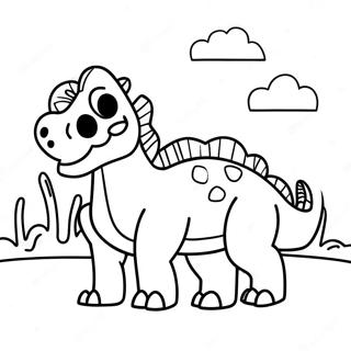 Dino Piggy Roblox Coloring Pages