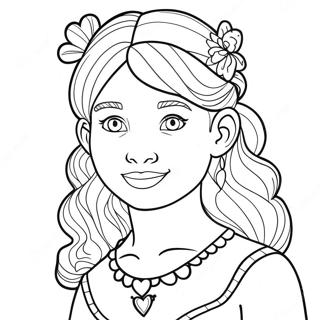 Zoe Coloring Page 68184-53964