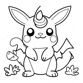 Dark Type Pokemon Coloring Pages