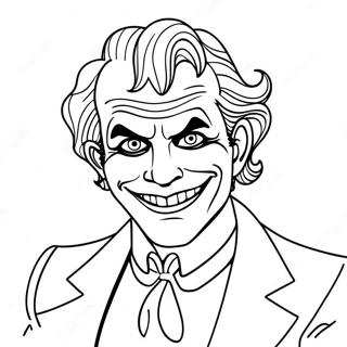 Page À Colorier Joker Souriant 681-545