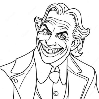 Page À Colorier Joker Souriant 681-548