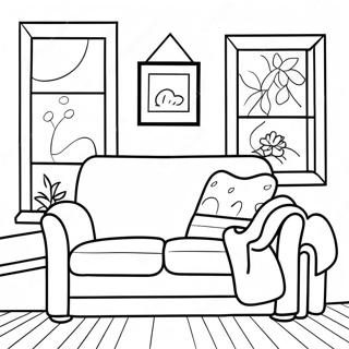 Cozy Couch Coloring Page 68234-53997