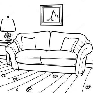 Cozy Couch Coloring Page 68234-53998