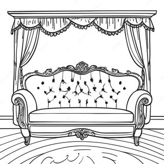 Vintage Couch Coloring Page 68235-54029