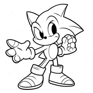 Darkspine Sonic In Action Coloring Page 68245-54006