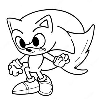 Darkspine Sonic In Action Coloring Page 68245-54007