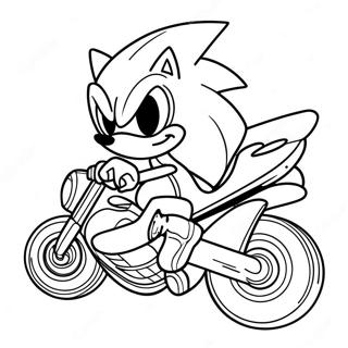 Sonic Riders Coloring Pages