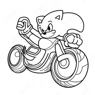 Sonic Riders Kleurplaat 68264-54019