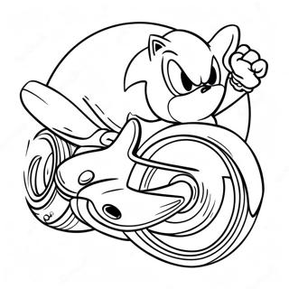 Sonic Riders Kleurplaat 68264-54020