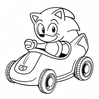 Sonic The Hedgehog Race Kleurplaat 68265-54025