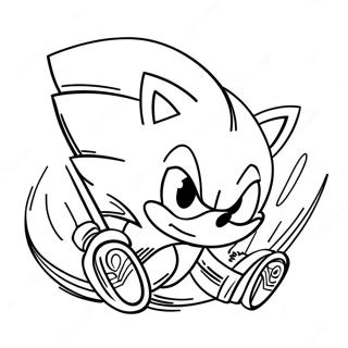 Sonic The Hedgehog Race Kleurplaat 68265-54026