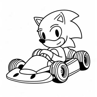 Sonic The Hedgehog Race Kleurplaat 68265-54027