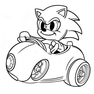 Sonic The Hedgehog Race Kleurplaat 68265-54028