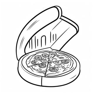 Delicious Pizza Hut Slice Coloring Page 68275-54035