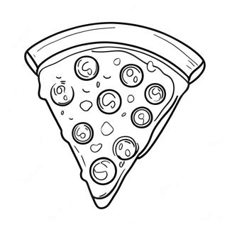 Delicious Pizza Hut Slice Coloring Page 68275-54036