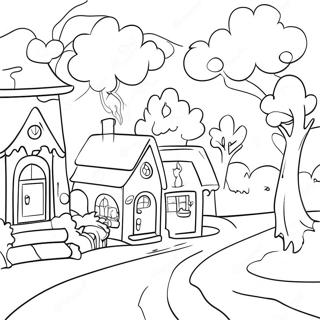 Rhyme Time Town Coloring Pages