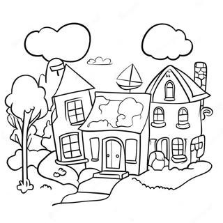 Rhyme Time Town Coloring Page 68284-54042