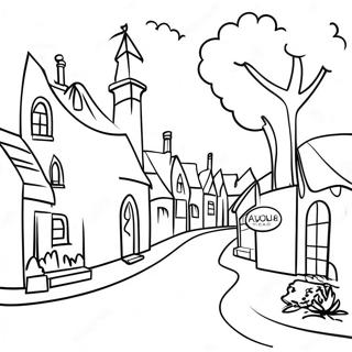 Rhyme Time Town Coloring Page 68284-54043