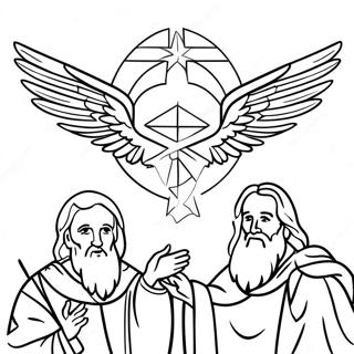 Holy Trinity Coloring Pages