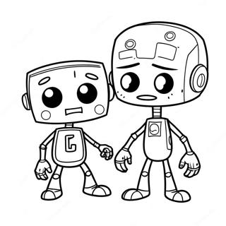 Zim And Gir Silly Adventure Coloring Page 6831-5434