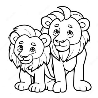 Between The Lions Coloring Pages