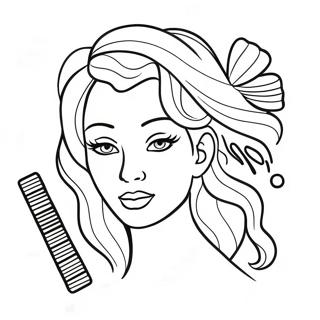 Cosmetology Coloring Pages