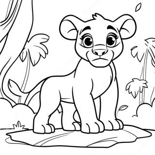 Nala Lion King Coloring Pages