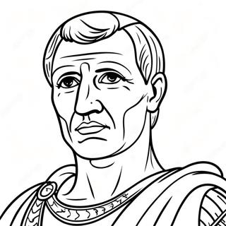 Julius Caesar Historical Figure Coloring Page 68414-54147