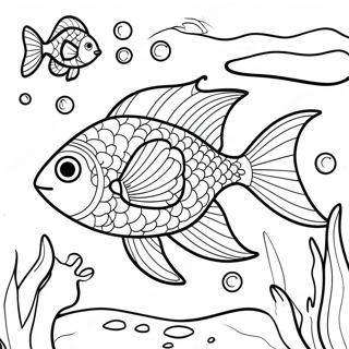 Colorful Bahamas Fish Coloring Page 68445-54171