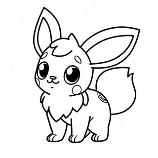 Página Para Colorear De Eevee En Navidad 68464-54178