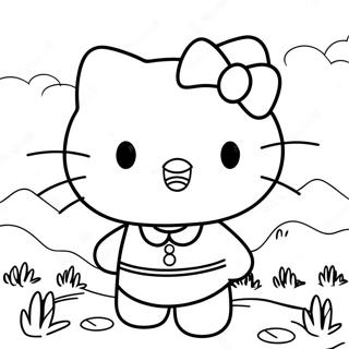 Hello Kitty Adventure Coloring Page 6850-5451