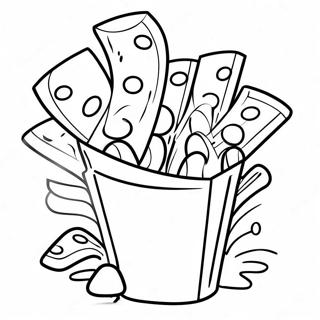 Chips Coloring Pages