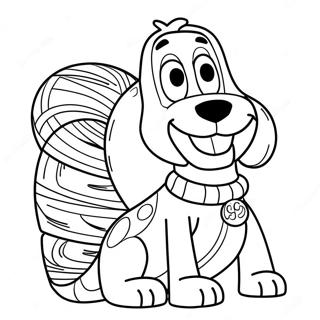 Slinky Dog Boyama Sayfaları