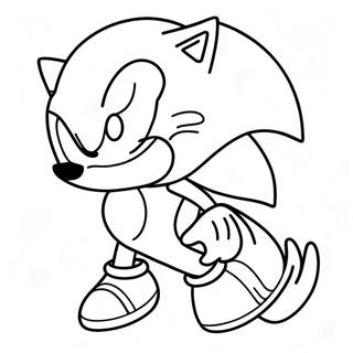 Sonic Among Us Karakteri Boyama Sayfası 68624-54329