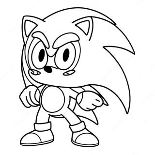 Sonic Among Us Karakteri Boyama Sayfası 68624-54331